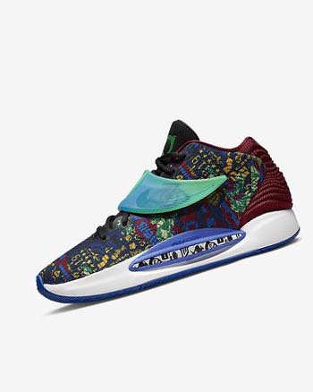 Nike KD14 NRG Azules Azul Rey Oscuro Azules Verdes Claro | MX 3160